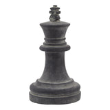 Amalfi Grey King Chess Piece Ornament GREY CERAMIC Shades 4 Seasons
