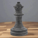 Amalfi Grey Queen Chess Piece Ornament Shades 4 Seasons