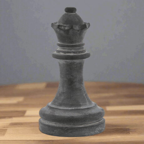 Amalfi Grey Queen Chess Piece Ornament Shades 4 Seasons