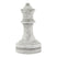 Athena Stone Queen Chess Piece Ornament WHITE CERAMIC Shades 4 Seasons