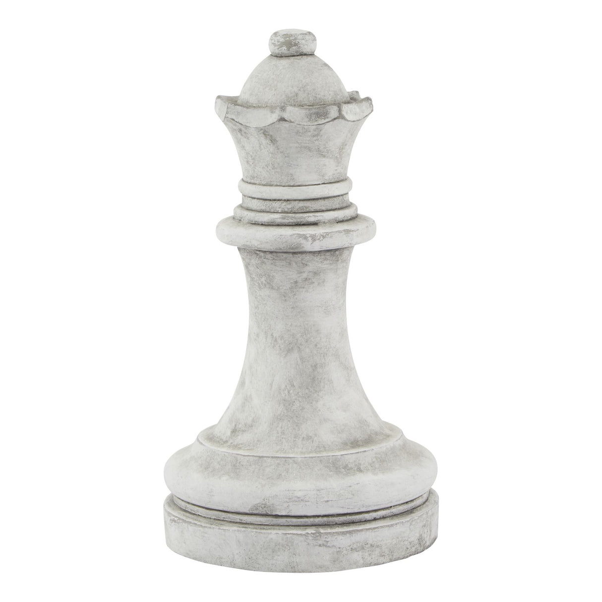 Athena Stone Queen Chess Piece Ornament WHITE CERAMIC Shades 4 Seasons
