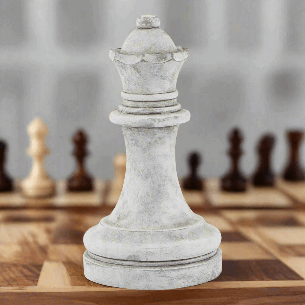 Athena Stone Queen Chess Piece Ornament Shades 4 Seasons