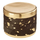 Orsina Trinket Box with a black and gold design, perfect for decorative storage.