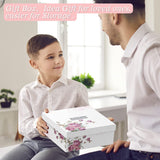 China Mugs Set packed in a floral gift box, perfect for presents and easy storage