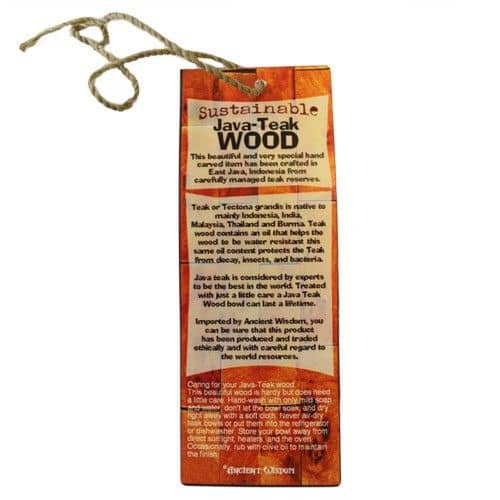 Ancient Wisdom Teak Chopping Board - 50cm AW Dropship UK