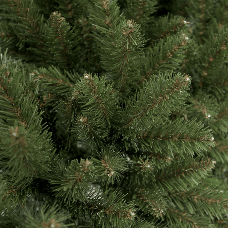 Close-up of Widdop Artificial Christmas Tree with Lifelike Green Foliage for Festive Decor