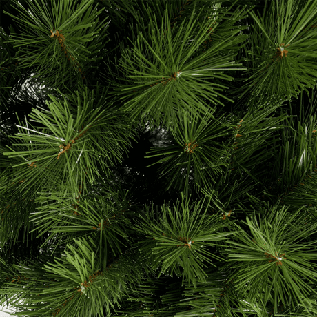 Close-up of Widdop artificial Christmas Tree with realistic green pine needle branches