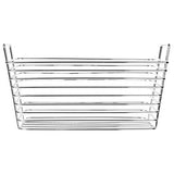 Orsina Chrome Caddy for shower storage with durable metal construction and open design for easy access