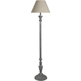 Shades 4 Seasons Classic Floor Lamp with Beige Shade BEIGE WOOD Shades 4 Seasons