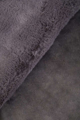 Orsina Soft Grey Fur Throw designed for warmth and stylish home decor