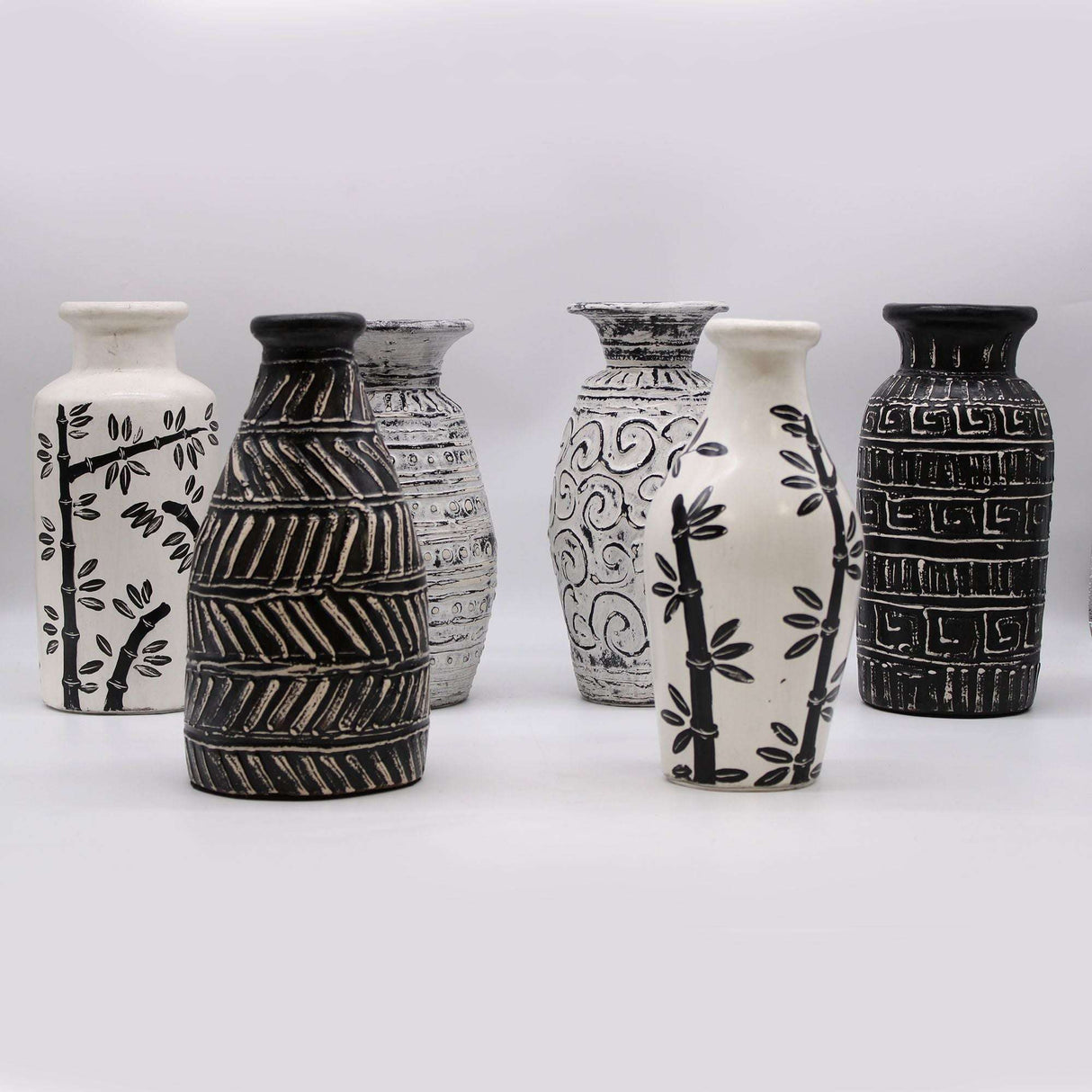 Shades 4 Seasons Classic Shaped Vase - Balinese Ceramic Decor AW-Dropship