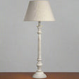 Shades 4 Seasons Rustic White Wood Table Lamp GREY WOOD Shades 4 Seasons