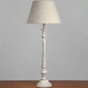 Shades 4 Seasons Rustic White Wood Table Lamp GREY WOOD Shades 4 Seasons