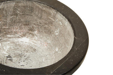 Orsina Mortar and Pestle with a textured interior for easy grinding and crushing spices