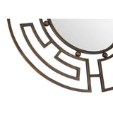 Orsina decorative wall mirror with intricate geometric frame for stylish hallway decor