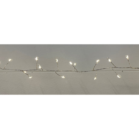 7.2m or 23ft 6in Plug In LED Warm White Cluster Micro Lights Shades 4 Seasons