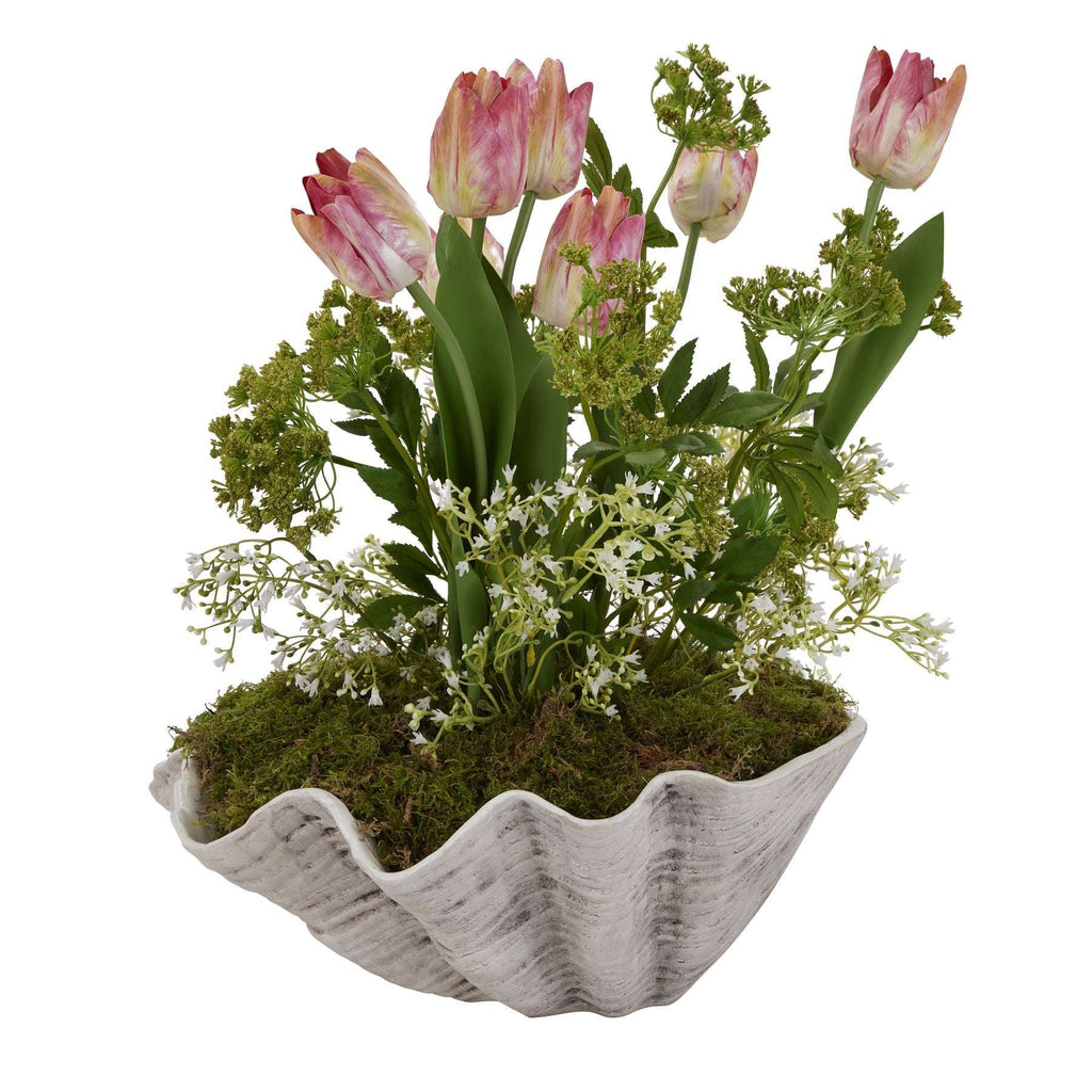 Shades 4 Seasons Adele Shell Bowl - Coastal Centerpiece Shades 4 Seasons