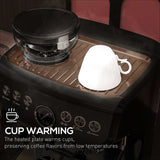 Wise Galleria Coffee Machine with cup warming feature, designed to preserve coffee flavours