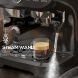 Wise Galleria Coffee Machine with steam wand for creating microfoam milk in lattes and cappuccinos
