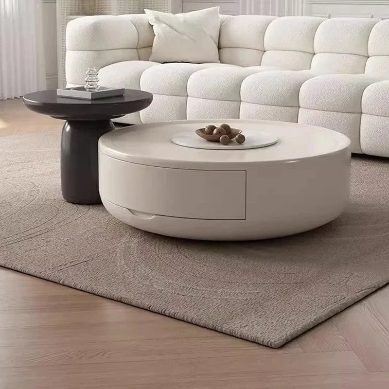 Stylish Nisu Home Coffee Table featuring a modern design with a smooth finish and hidden storage