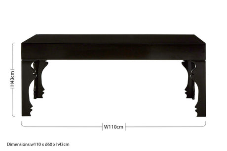Orsina Coffee Table with Elegant Design and Dimensions of 110cm W x 60cm D x 43cm H