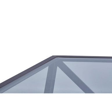Orsina Glass Coffee Table with a Modern Design and Sleek Edges for Contemporary Living Spaces