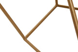 Stylish Orsina Coffee Table with a modern gold metal base for contemporary living spaces
