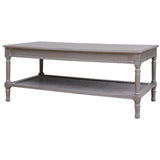 Shades 4 Seasons Coffee Table with Classic Design and Lower Storage Shelf for Living Rooms