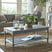 Shades 4 Seasons Coffee Table with a stylish grey finish and a lower shelf for storage