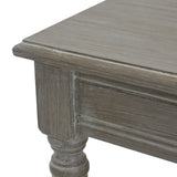 Shades 4 Seasons Coffee Table with a rustic finish and turned legs for a vintage charm