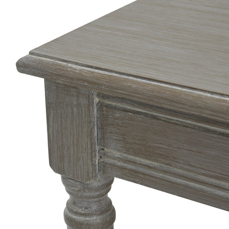 Shades 4 Seasons Coffee Table with a rustic finish and turned legs for a vintage charm