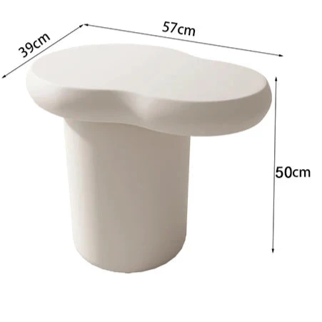 Stylish Nisu Home Coffee Table with Unique Shape, Dimensions 57cm x 50cm x 39cm