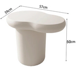 Stylish Nisu Home Coffee Table with Unique Shape, Dimensions 57cm x 50cm x 39cm