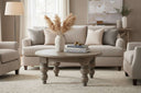 Stylish coffee table from Shades 4 Seasons with a round design, perfect for modern living rooms