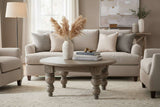 Stylish coffee table from Shades 4 Seasons with a round design, perfect for modern living rooms