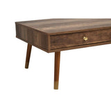 Orsina Coffee Table with a sleek wooden finish and a drawer for convenient storage