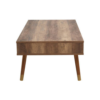 Orsina Coffee Table with a Sleek Design and Wooden Finish Featuring Storage Drawer