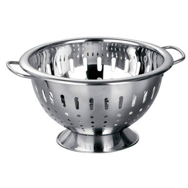 Orsina Stainless Steel Colander with Ergonomic Handles for Easy Straining and Rinsing