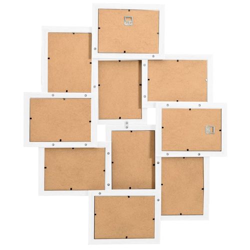 vidaXL Black Collage Photo Frame for 10 Photos vidaXL
