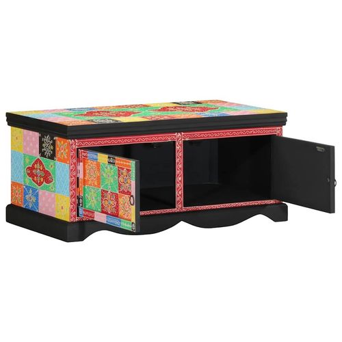 vidaXL Coffee Table Multicolour 90x50x40 cm Solid Wood Mango vidaXL