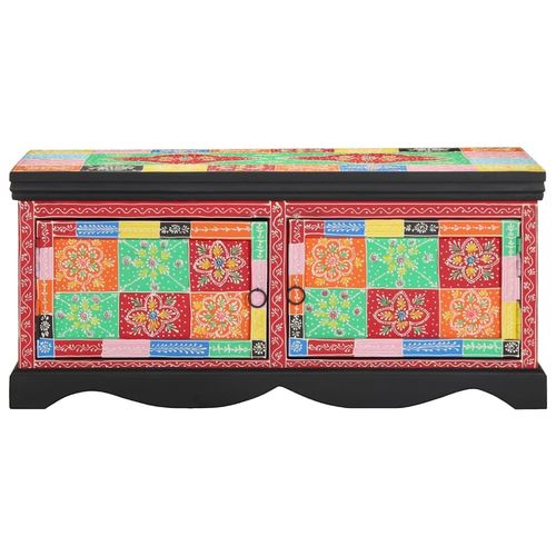 vidaXL Coffee Table Multicolour 90x50x40 cm Solid Wood Mango vidaXL