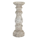 Large Stone Ceramic Column Candle Holder STONE CERAMIC Shades 4 Seasons