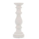 Matt White Large Ceramic Column Candle Holder WHITE CERAMIC Shades 4 Seasons