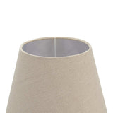 Shades 4 Seasons Rustic Column Table Lamp with Fabric Shade Shades 4 Seasons