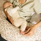 BellaMoon 3-in-1 Comfort Pillow featuring a floral design, ideal for nursing and support