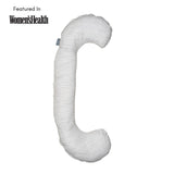 BellaMoon 3-in-1 Comfort Pillow in soft striped design for versatile support and relaxation