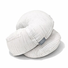 BellaMoon 3-in-1 Comfort Pillow with soft striped fabric for versatile support and relaxation