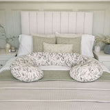 BellaMoon 3-in-1 Comfort Pillow with Leaf Print Design for Ultimate Relaxation and Support
