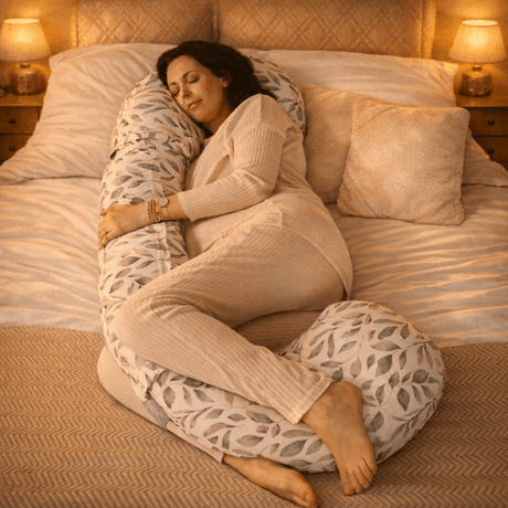 BellaMoon 3-in-1 Comfort Pillow for side sleepers providing ultimate support and relaxation in bed