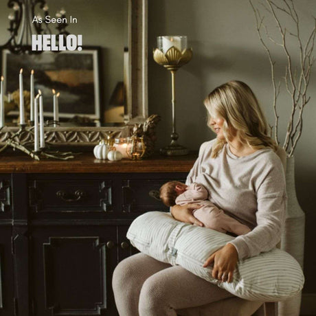 BellaMoon 3-in-1 Comfort Pillow for nursing and support with soft fabric for enhanced relaxation
